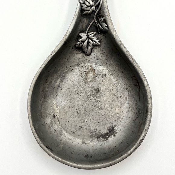 Vintage Lenox Pewter Rooster Spoon Rest / Stove Saver - Picture 3 of 7